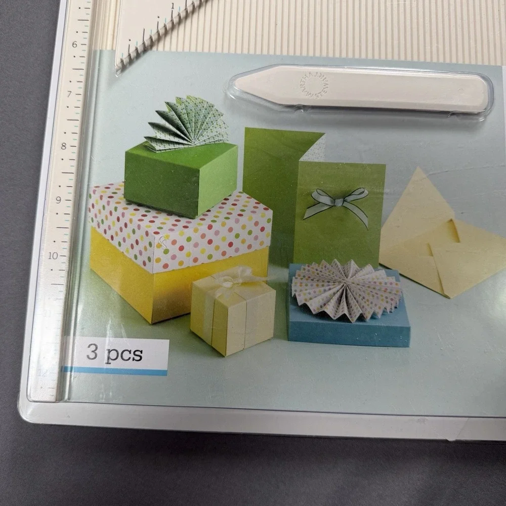 Martha Stewart Scoring Board Envelope Tool 3 Pc Set 12 x 12 Craft Junk Journal‎